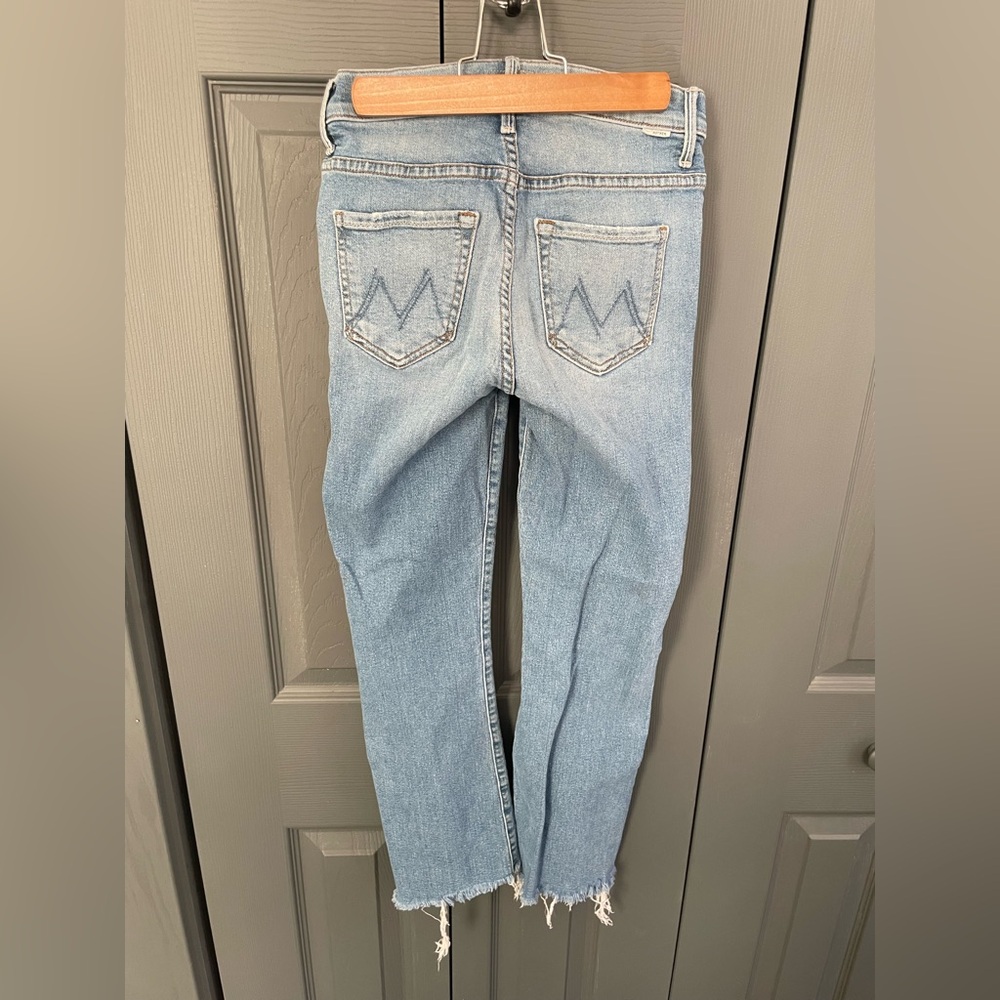 Mother Denim Insider Crop Step Fray Jeans